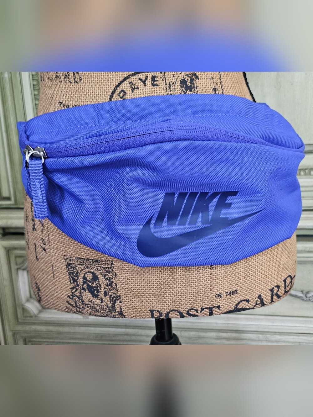 Nike Blue Heritage Fanny Pack Hip Waist Belt Crossbody bag
